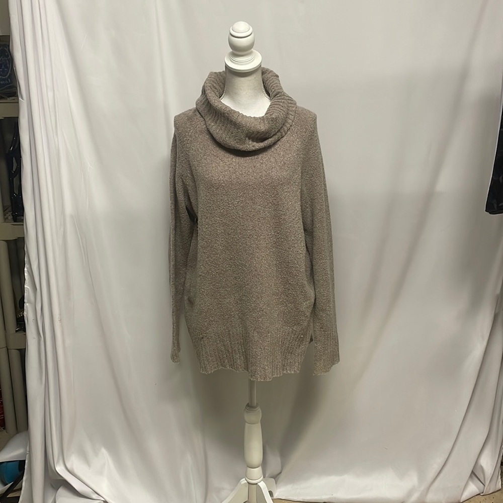 French Connection Neutral Oversized Turtleneck